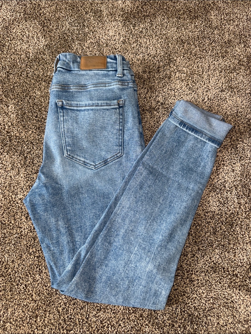 BKE Women's Skinny Jeans in Light Blue Wash